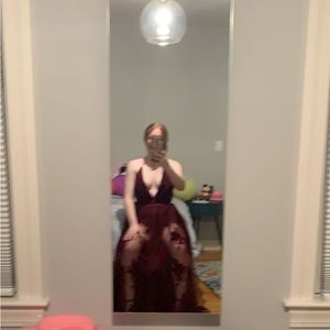 Windsor Red Flower Dress